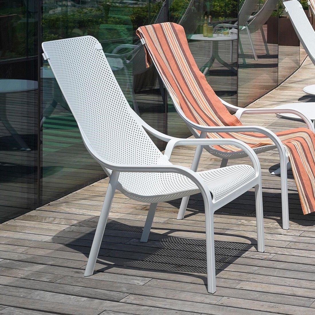 Nardi Net Loungesessel Kunststoff Bianco
