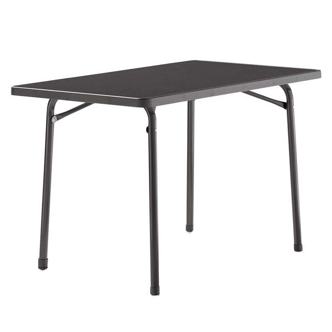 Sieger Boulevard Klapptisch 115x70cm Stahl/Mecalit Eisengrau/Schiefer Anthrazit