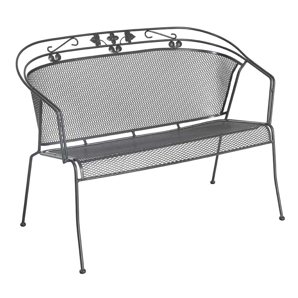 Royal Garden Elegance Gartenbank 114cm Metall Eisengrau