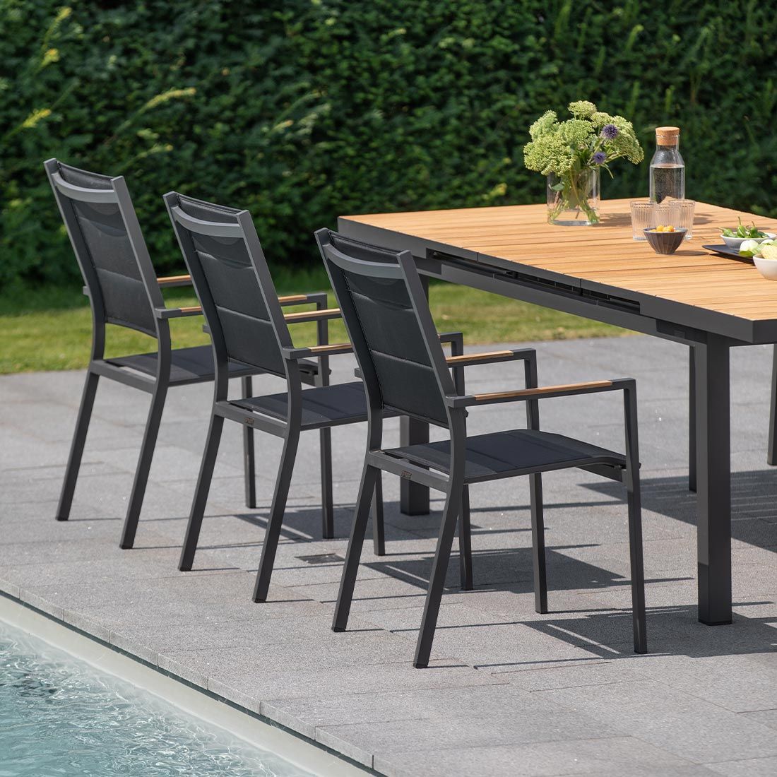 Kettler Gartenstuhl Hochlehner - stabiler Klappsessel für