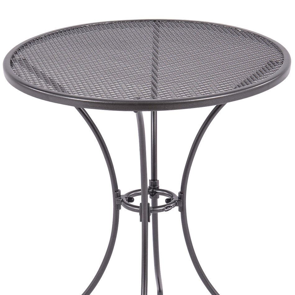 Royal Garden Caffeo Gartentisch Ø60 cm Streckmetall Eisengrau