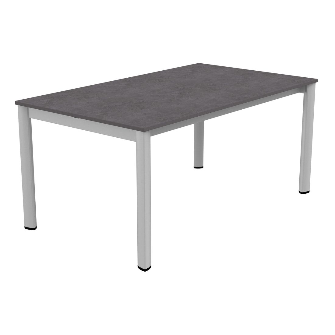 Sieger Ausziehtisch 165/225/285x95cm Aluminium/Vivodur Graphit/Schiefer Anthrazit