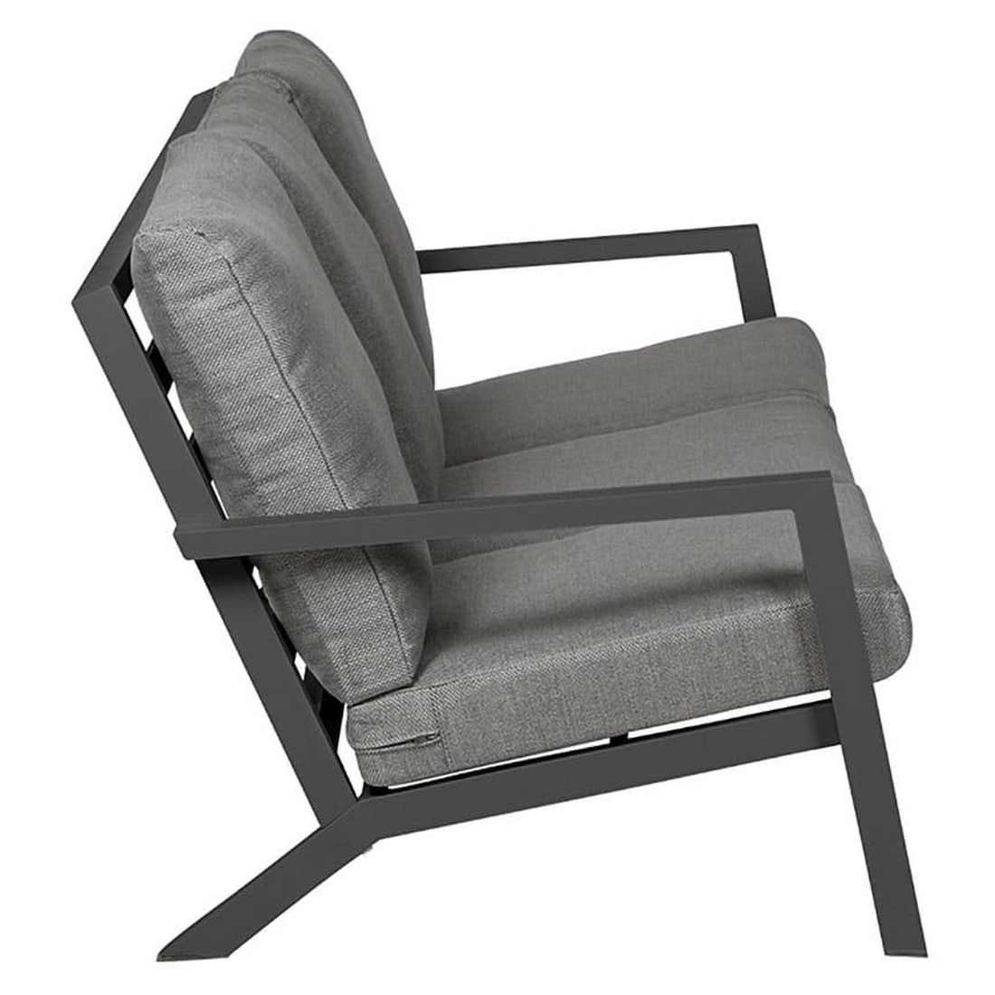 Siena Garden Belia 3-Sitzersofa Aluminium inklusive Kissen