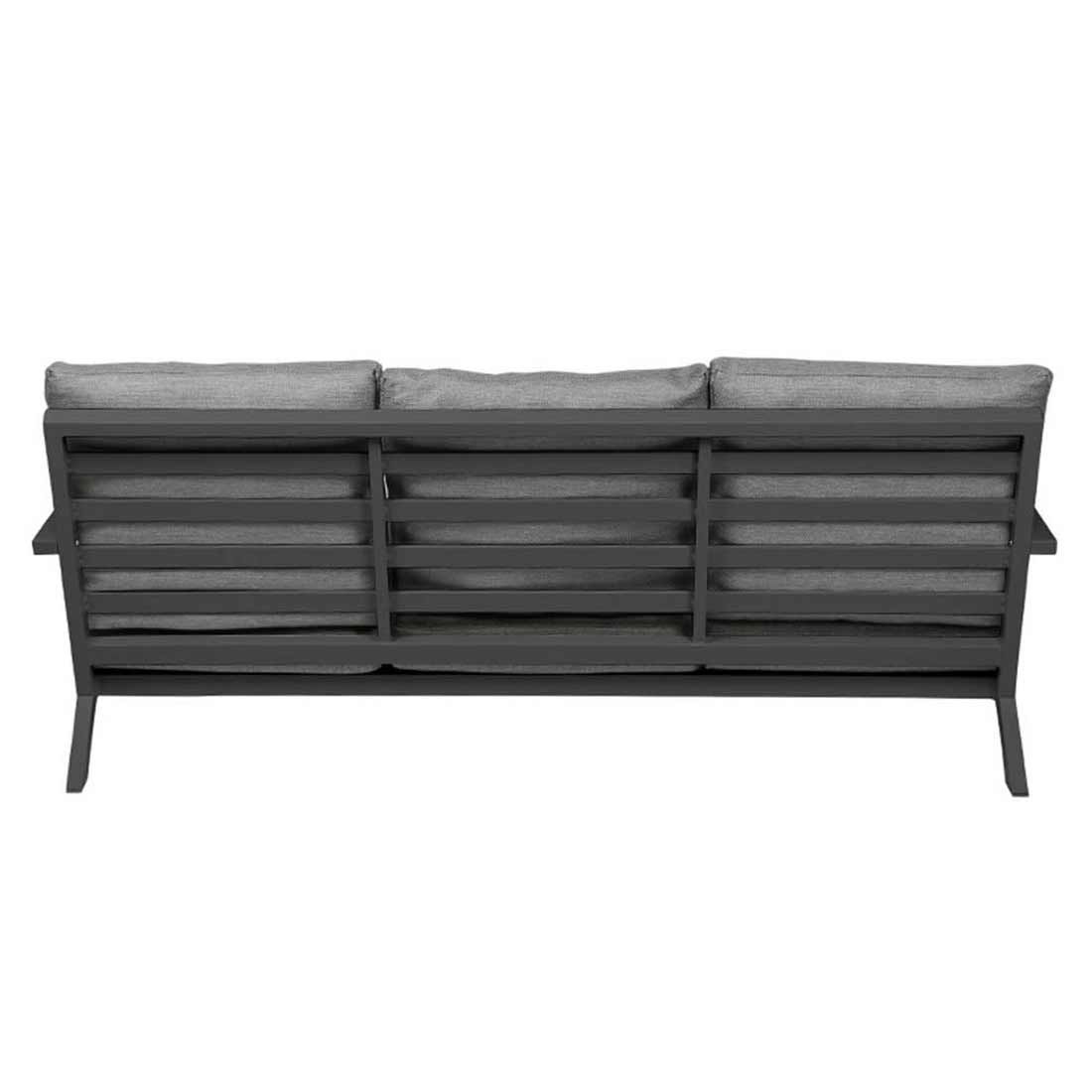 Siena Garden Belia 3-Sitzersofa Aluminium inklusive Kissen
