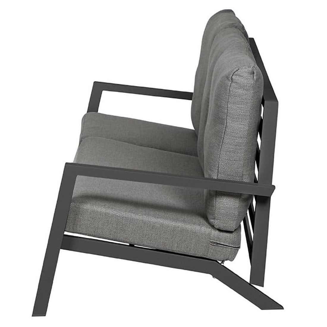 Siena Garden Belia 3-Sitzersofa Aluminium inklusive Kissen