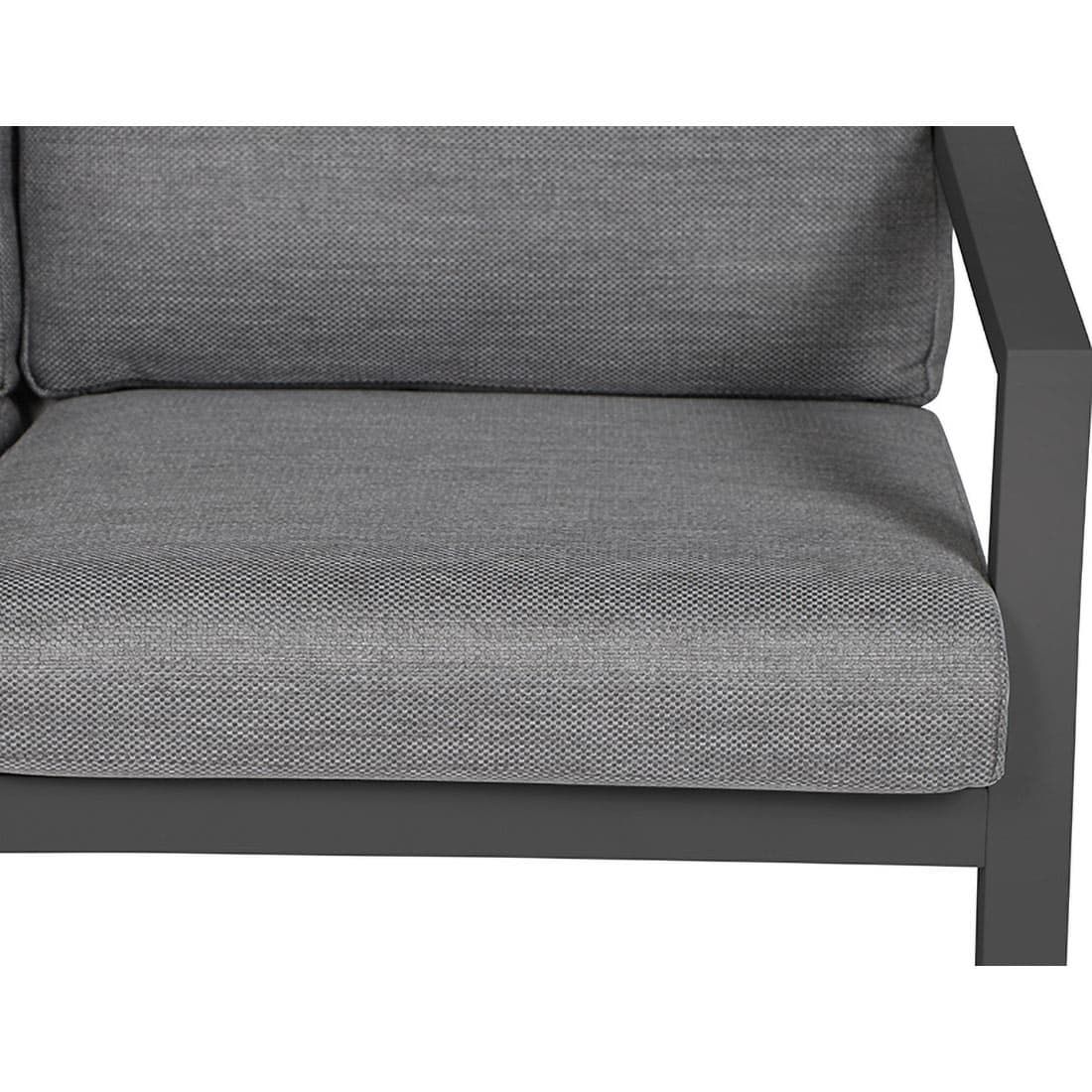 Siena Garden Belia 3-Sitzersofa Aluminium inklusive Kissen