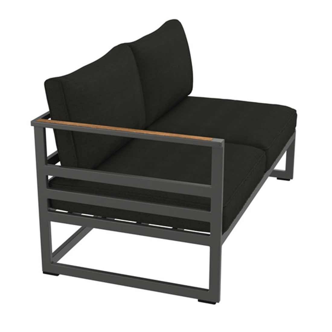 Sieger Sydney Endmodul links Aluminium/Sunproof