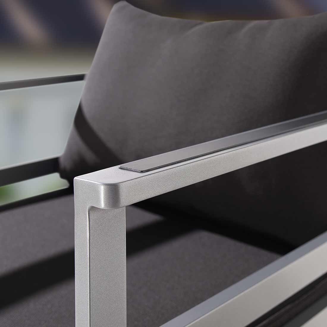Sieger Melbourne Loungesessel Aluminium/Sunproof