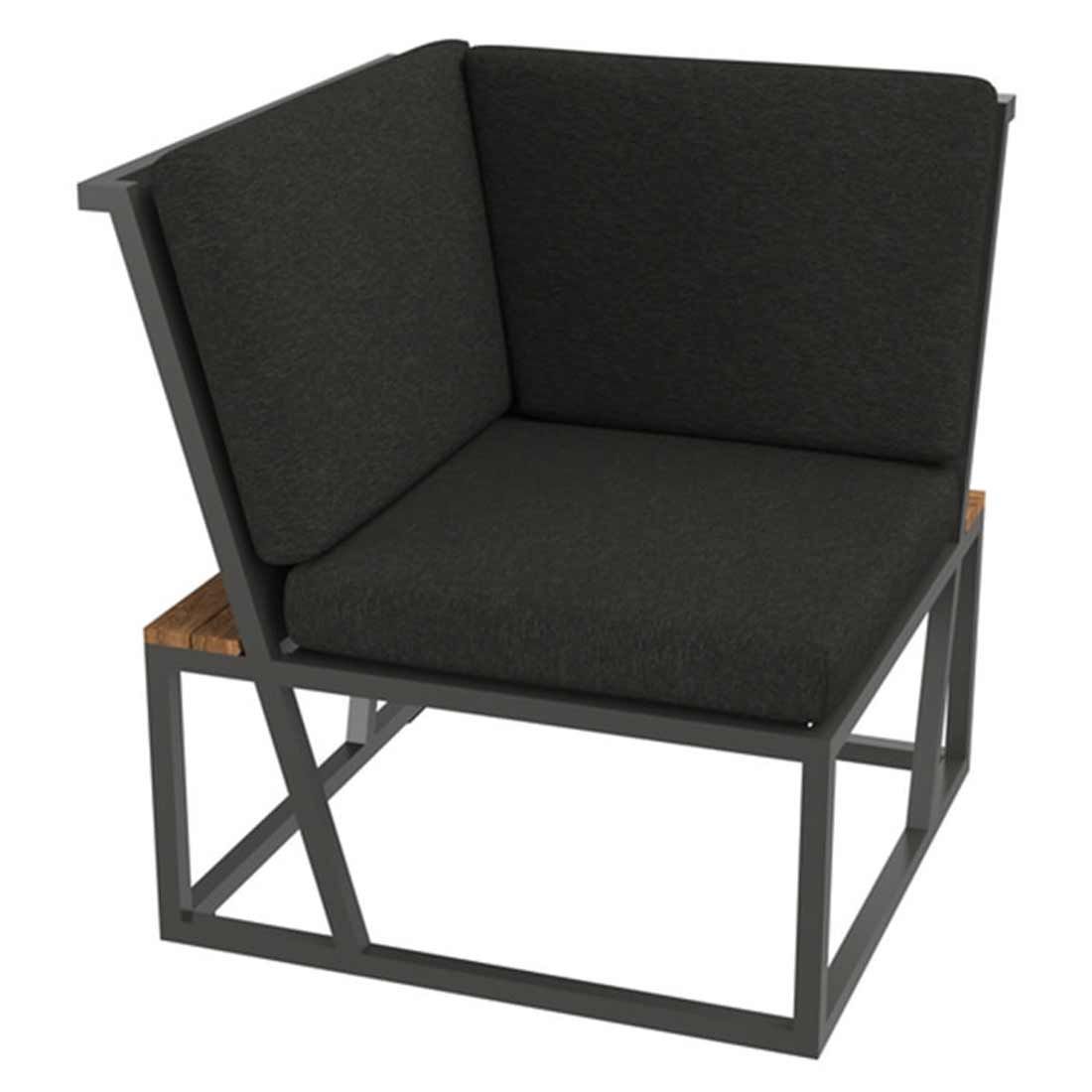 Sieger Havanna Eckmodul Aluminium/Sunproof
