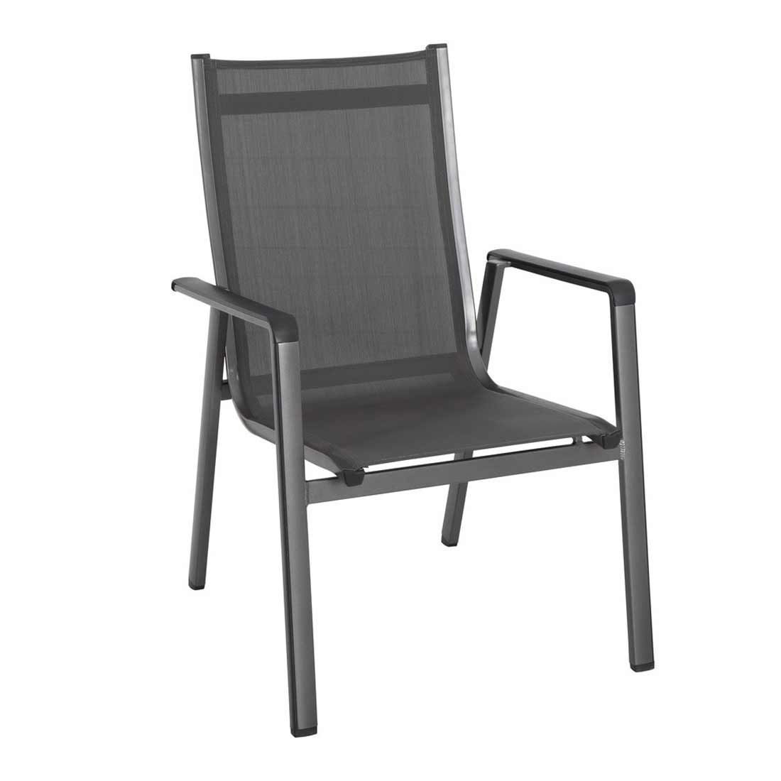 MWH Elements Gartenmöbelset 7-teilig mit Alutapo Gartentisch 160x95cm