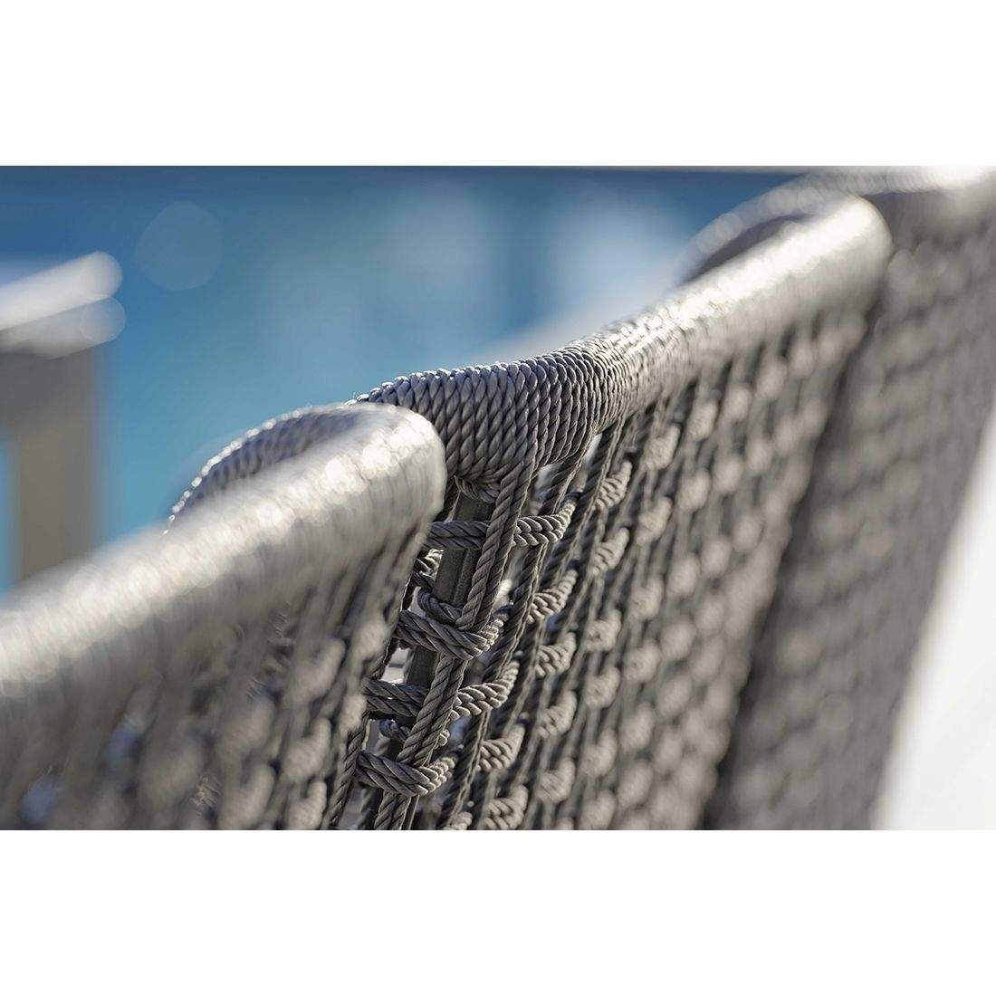 Stern Greta Diningsessel Aluminium/Rope