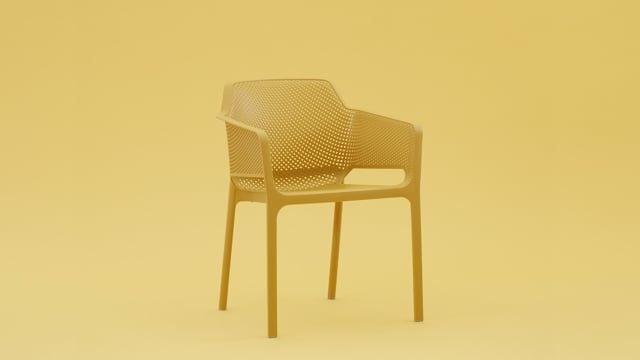 Nardi Net 2-Sitzerbank inklusive Sitzkissen + Tisch Kunststoff