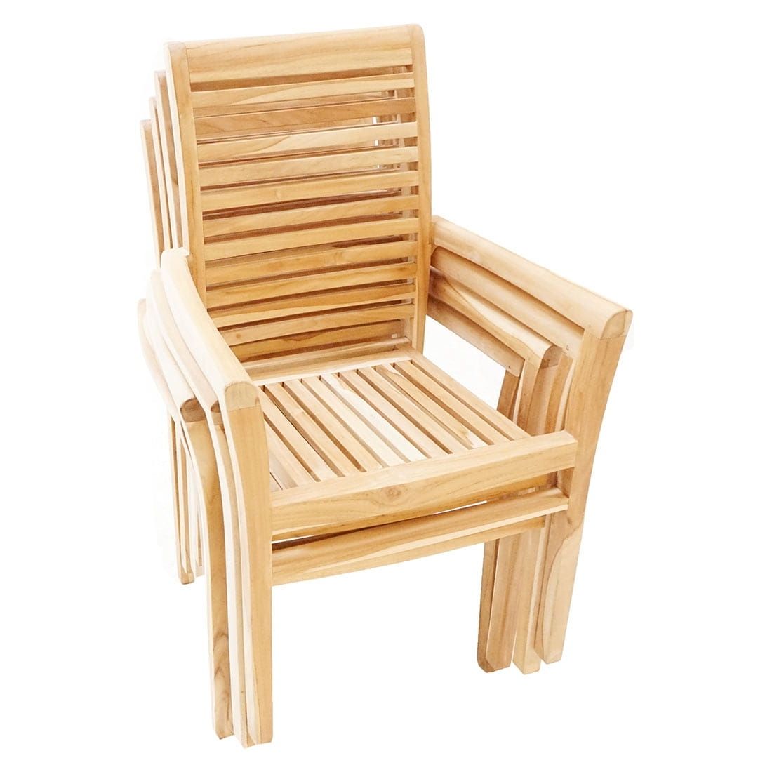 Ploß Pittsburgh Stapelsessel Eco Teak