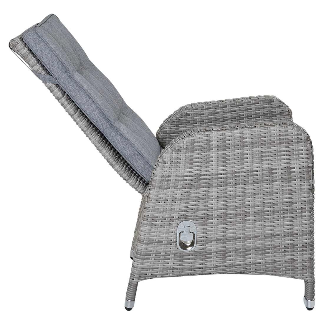 LC Garden Nizza Dining-Verstellsessel Geflecht/Polster