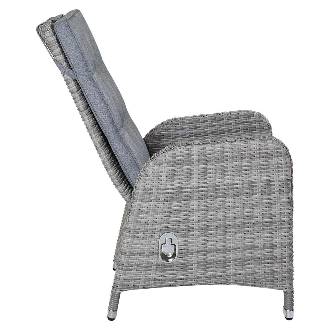 LC Garden Nizza Dining-Verstellsessel Geflecht/Polster