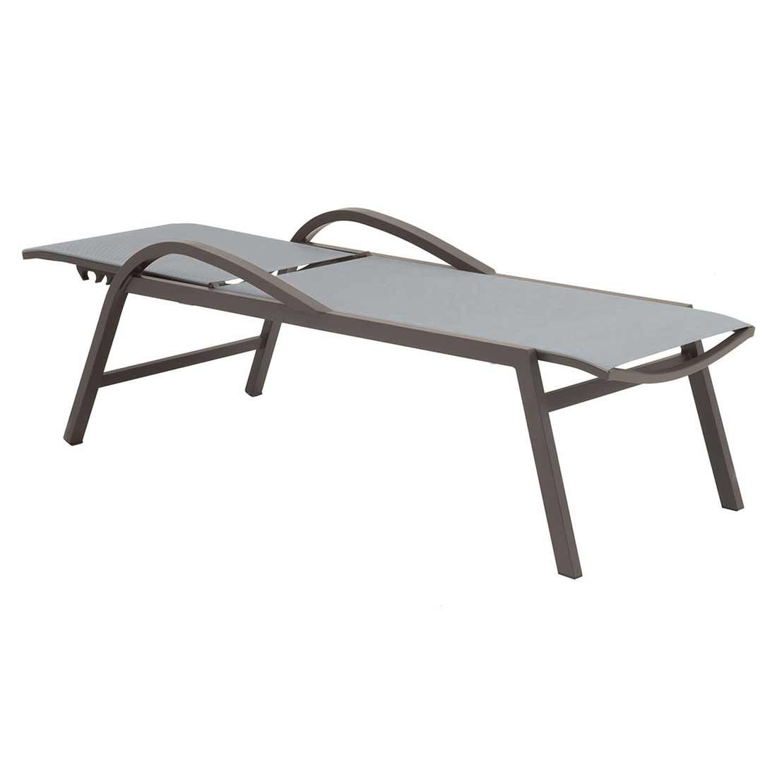 Siena Garden Milos Gartenliege Aluminium/Ranotex®