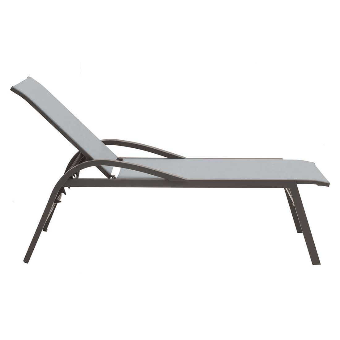 Siena Garden Milos Gartenliege Aluminium/Ranotex®