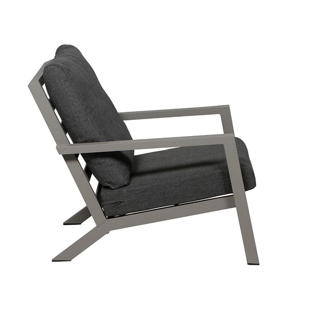Siena Garden Belia Loungesessel Aluminium inkl. Kissen