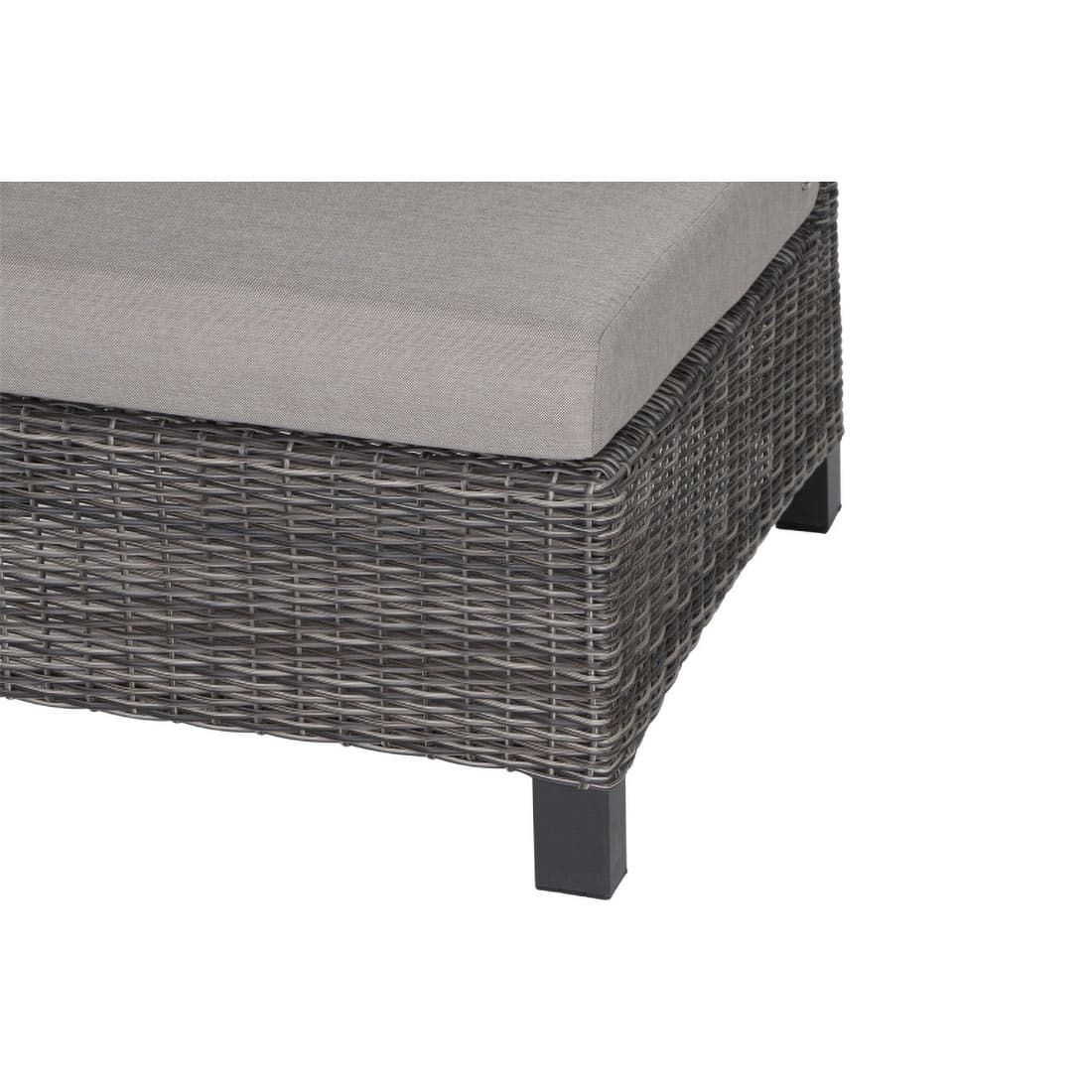 Siena Garden Corido Mittelmodul Aluminium/Geflecht inkl. Kissen