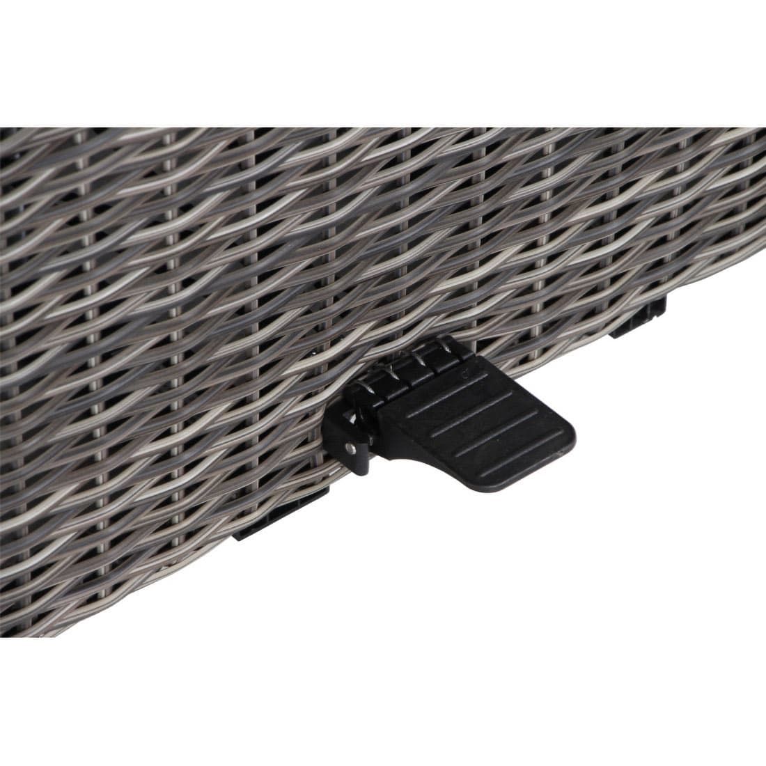 Siena Garden Corido Gartentisch 130x75cm Alu/Geflecht/Keramik