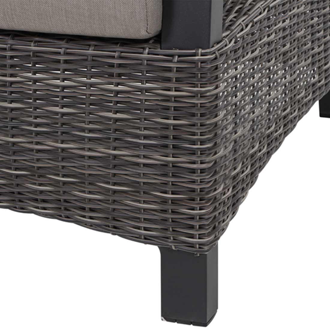 Siena Garden Corido Loungesessel Alu/Geflecht inkl. Kissen