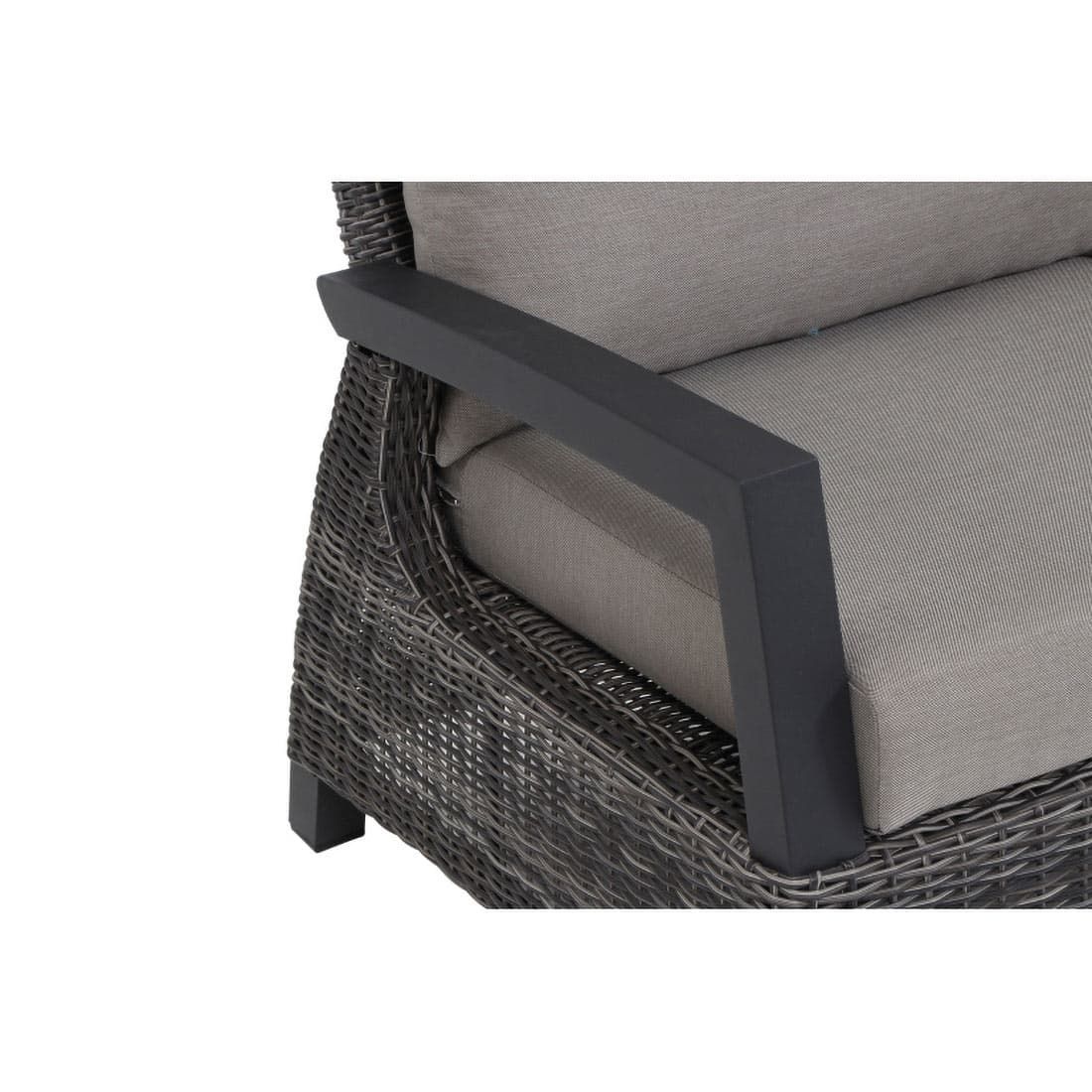Siena Garden Corido Endmodul links Aluminium/Geflecht inklusive Kissen
