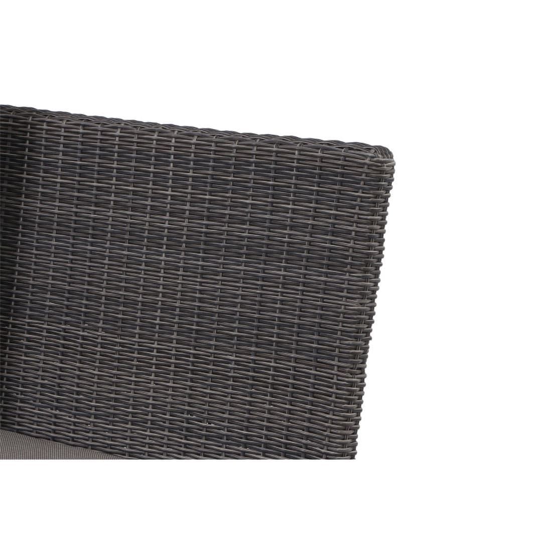 Siena Garden Corido Endmodul links Aluminium/Geflecht inklusive Kissen