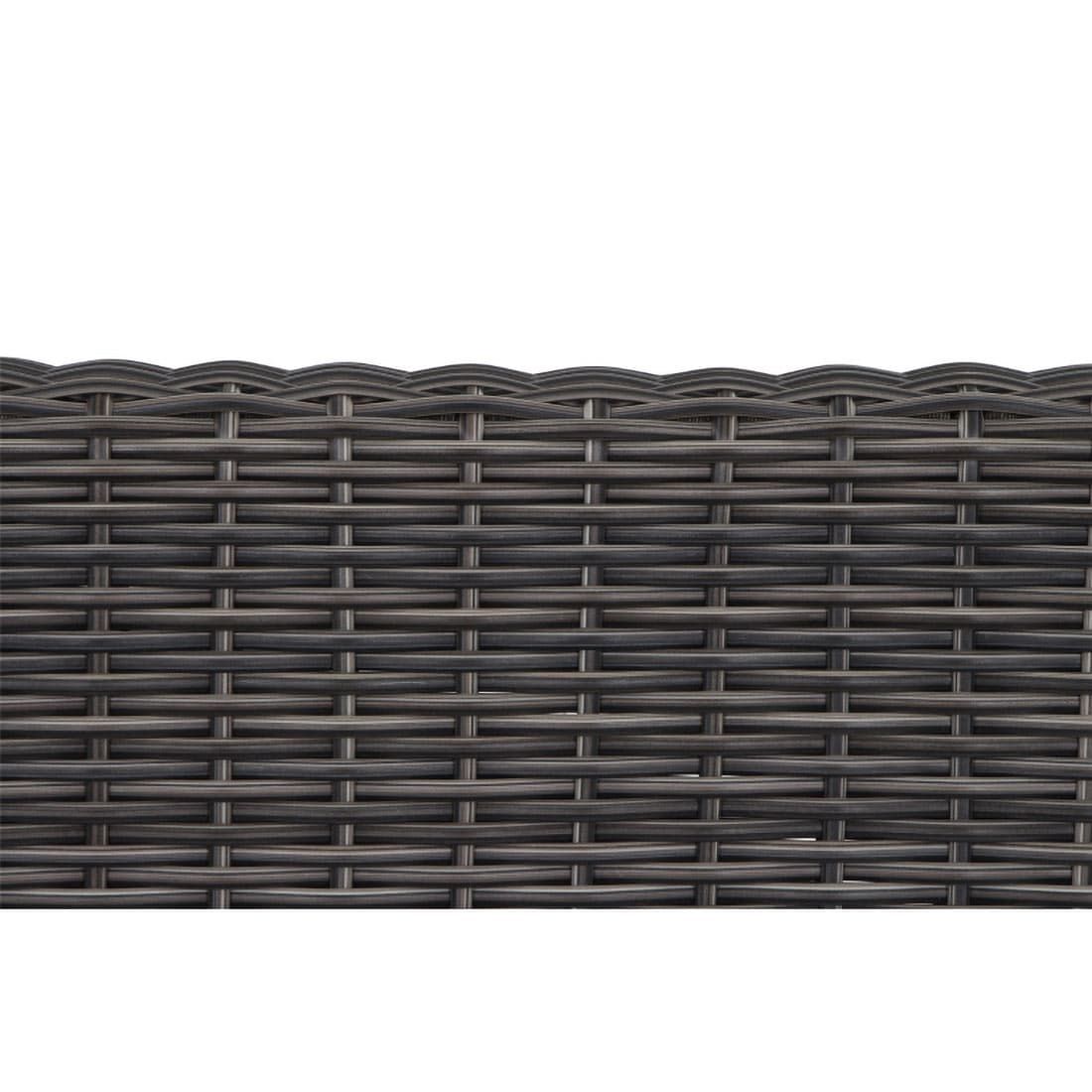 Siena Garden Corido Endmodul links Aluminium/Geflecht inklusive Kissen