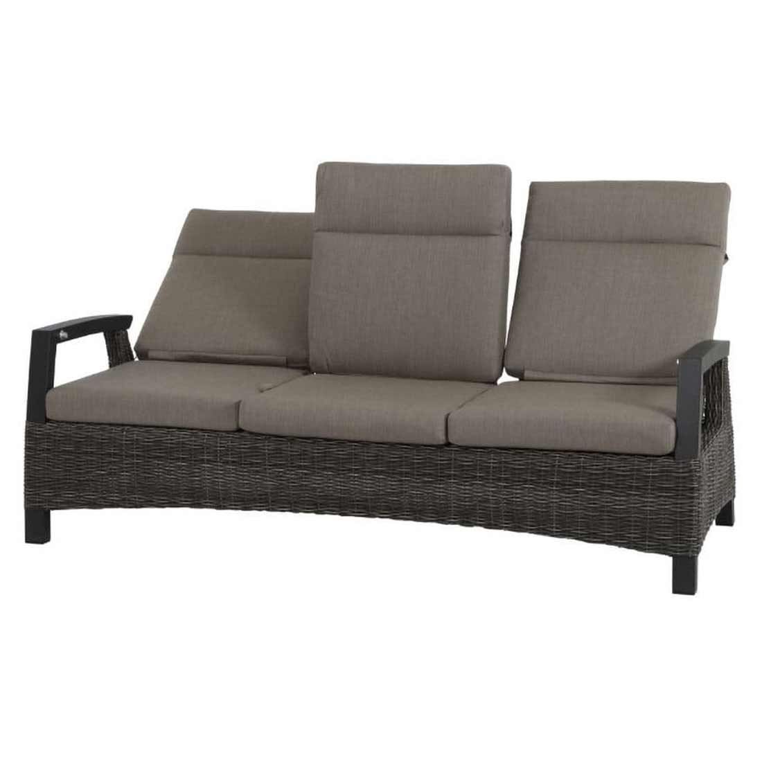 Siena Garden Corido Gartensofa Aluminium/Geflecht inkl Kissen