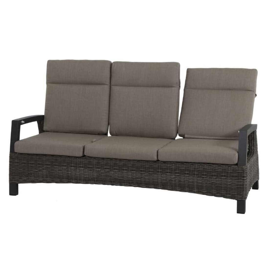 Siena Garden Corido Gartensofa Aluminium/Geflecht inkl Kissen