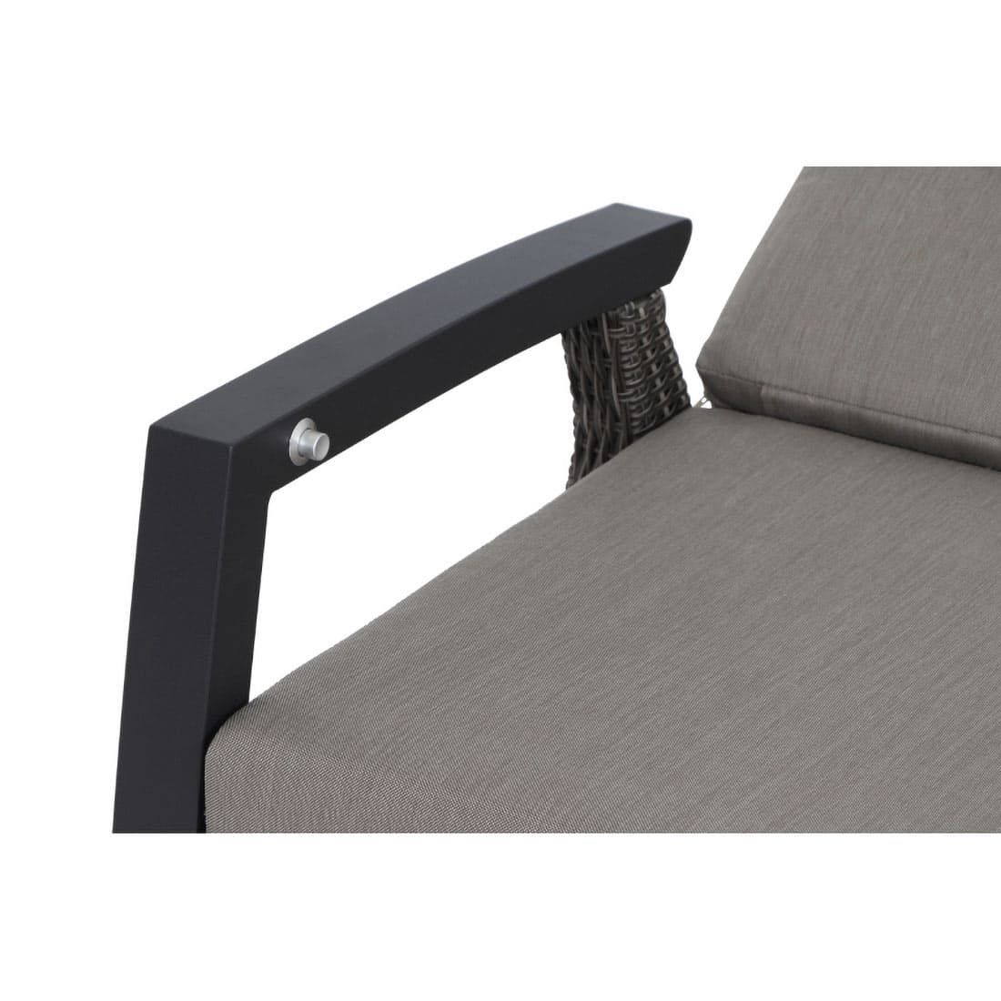Siena Garden Corido Gartensofa Aluminium/Geflecht inkl Kissen