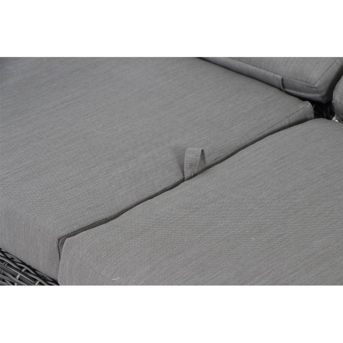 Siena Garden Corido Gartensofa Aluminium/Geflecht inkl Kissen