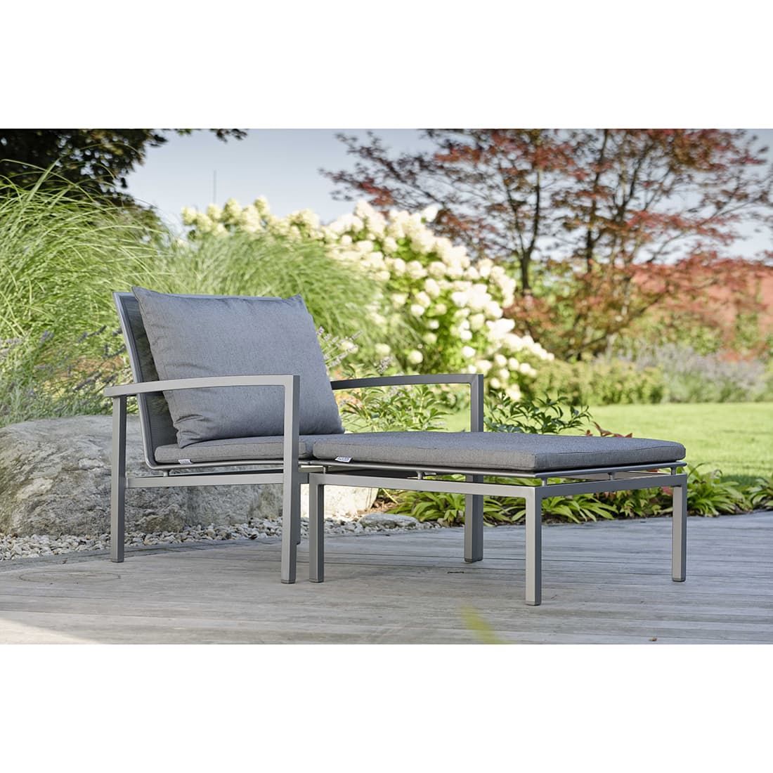 Stern Skelby Loungeset 6-tlg. Aluminium/Textilene inkl. Kissen