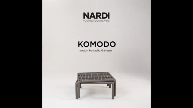 Nardi Komodo Loungeecke Kunststoff/Sunbrella