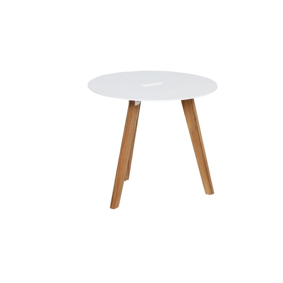 Siena Garden Alba Beistelltisch Ø50x45cm Teak/Aluminium