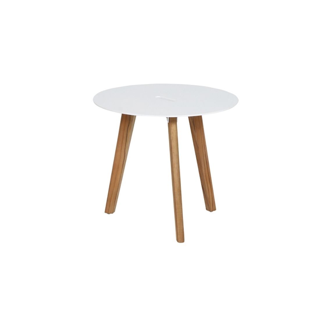 Siena Garden Alba Beistelltisch Ø50x45cm Teak/Aluminium