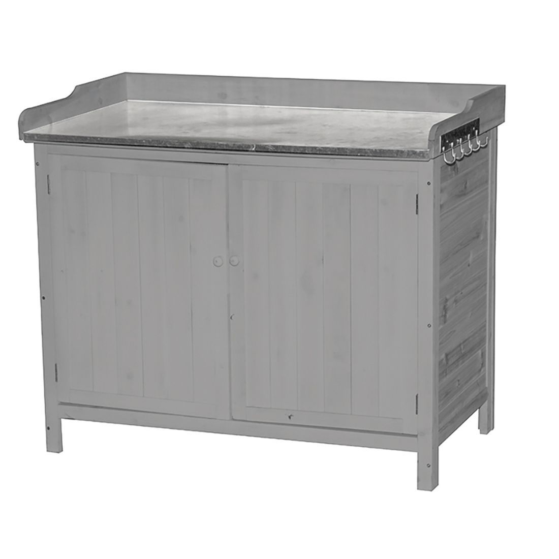 Pflanztisch 100x65x86cm grau, Fichte