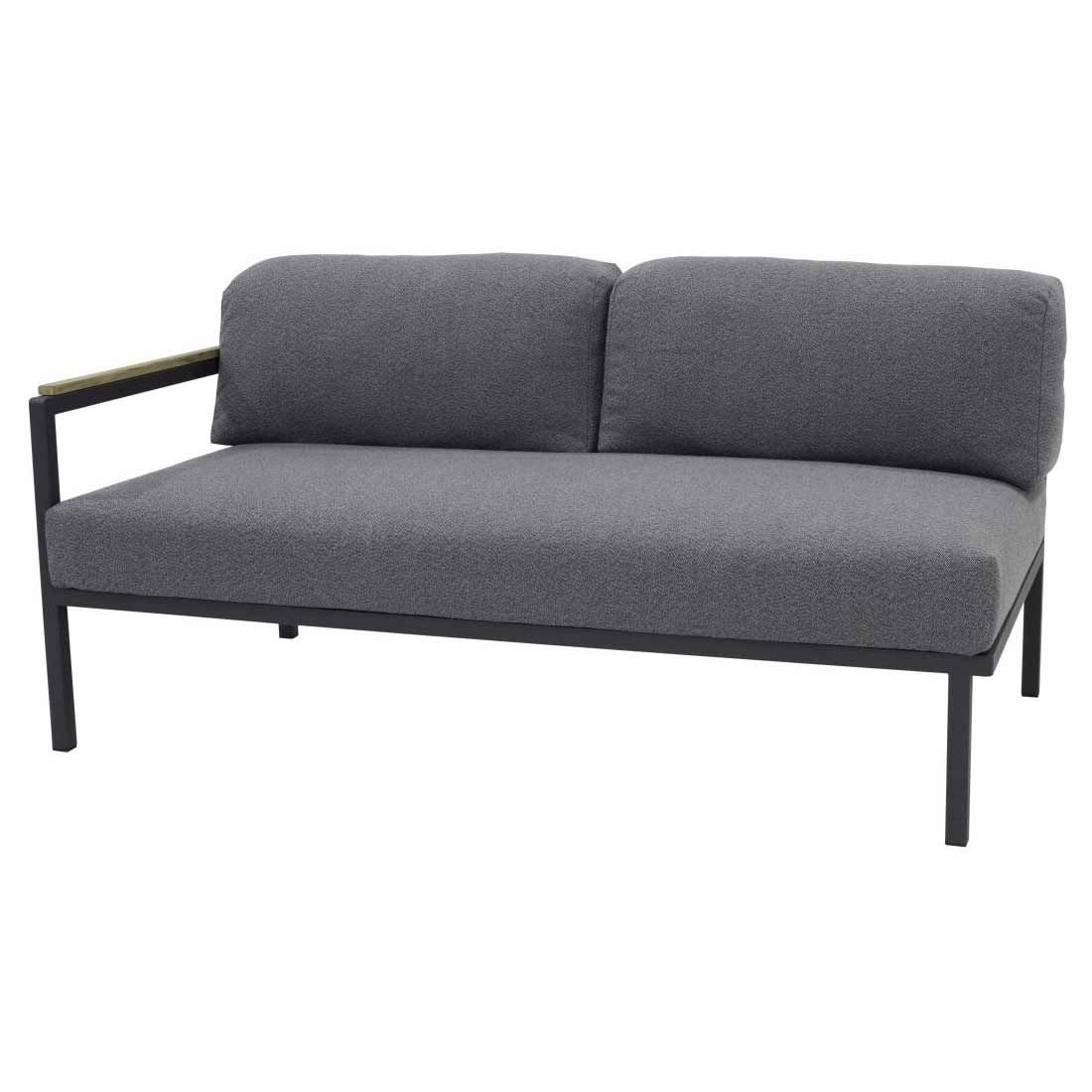 Zebra Hudson Ecklounge 7-tlg. Edelstahl/Tuvatextil