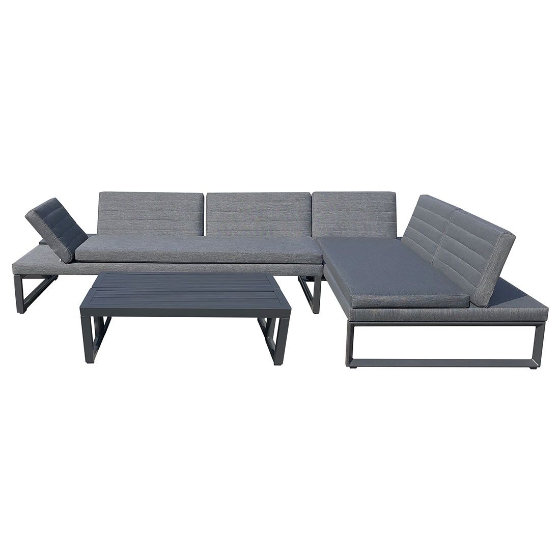 OUTLIV. Magic Box Ecklounge 4tlg. Aluminium