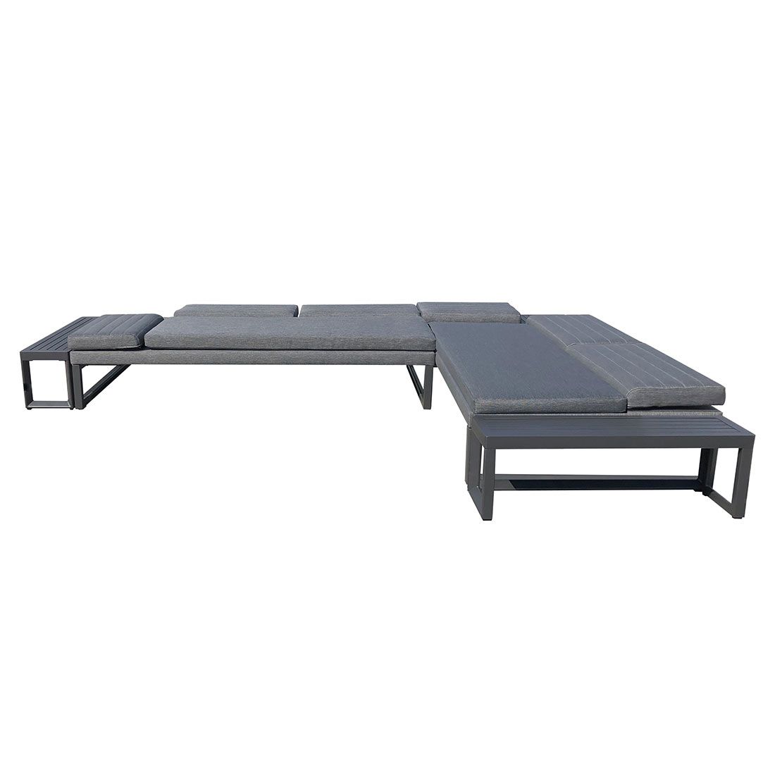 OUTLIV. Magic Box Ecklounge 4tlg. Aluminium