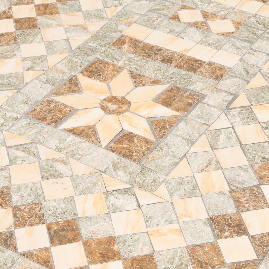 OUTLIV. Mosaik Gartentisch 160x90cm Eisen/Mosaik
