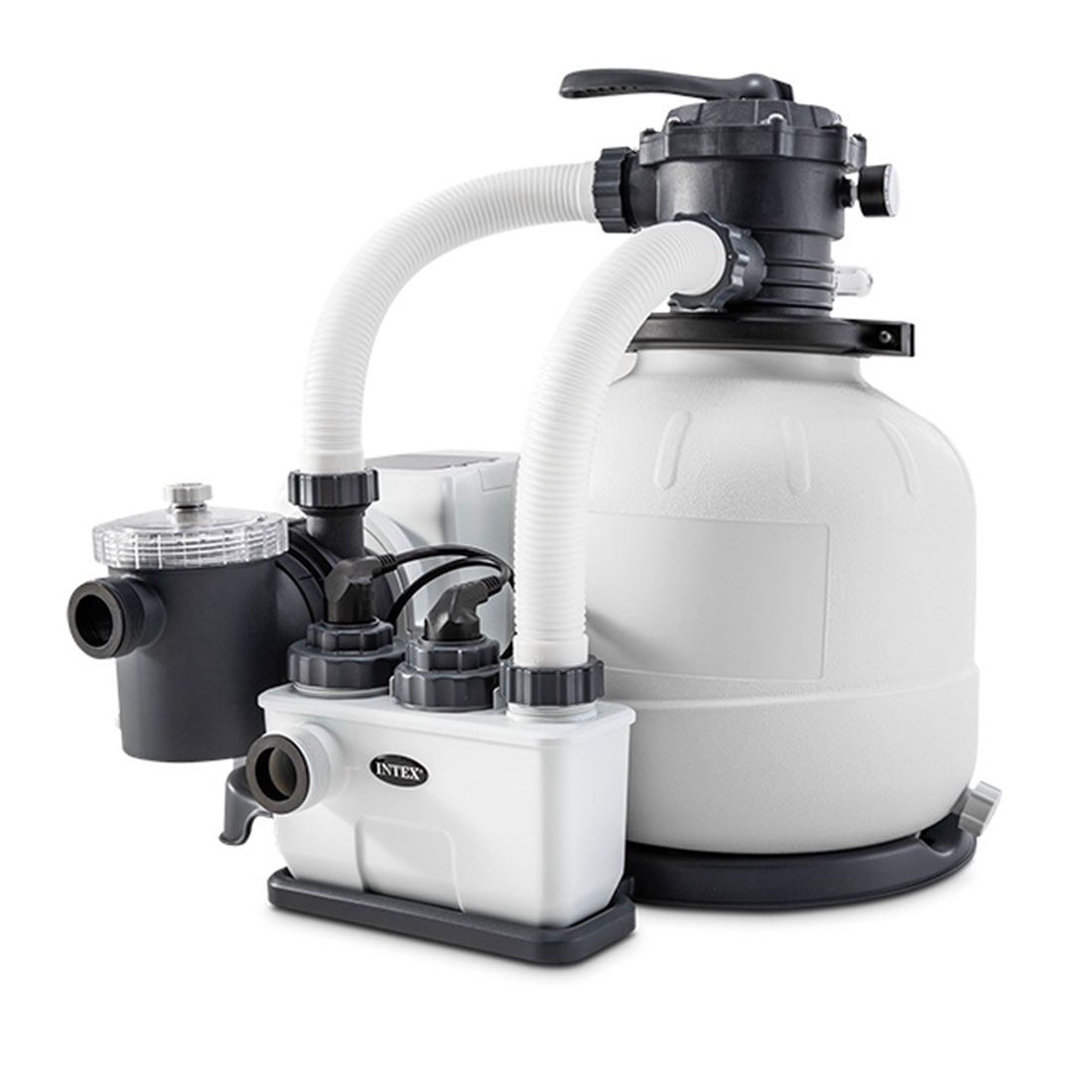 Intex Sandfilteranlage Salzwassersystem Fur Pools Bis Max 32 200l Garten Und Freizeit
