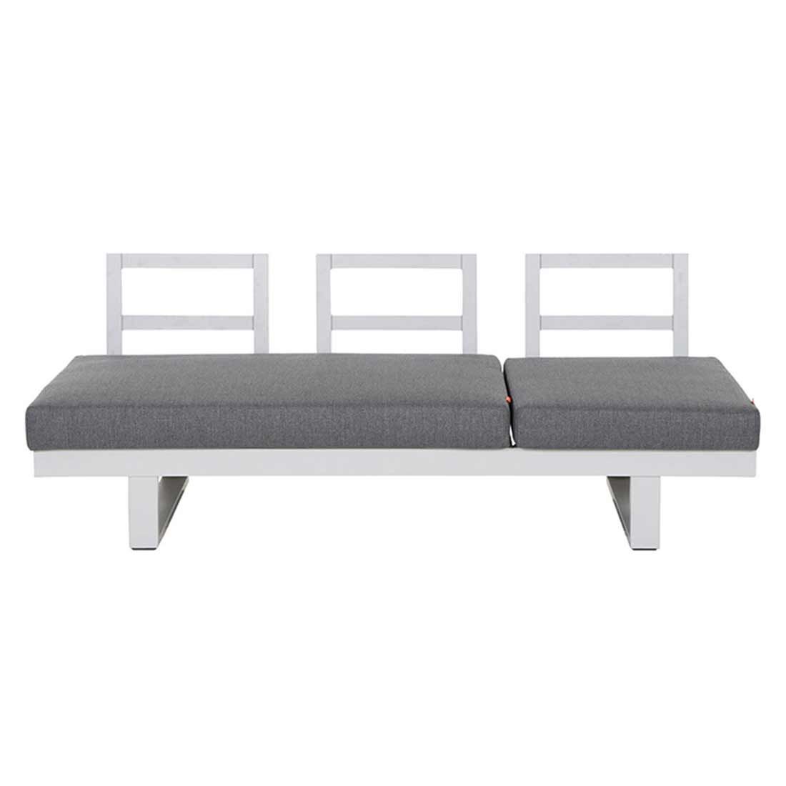 Siena Garden Avenia Loungebank 3-Sitzer Aluminium/Polypropylen