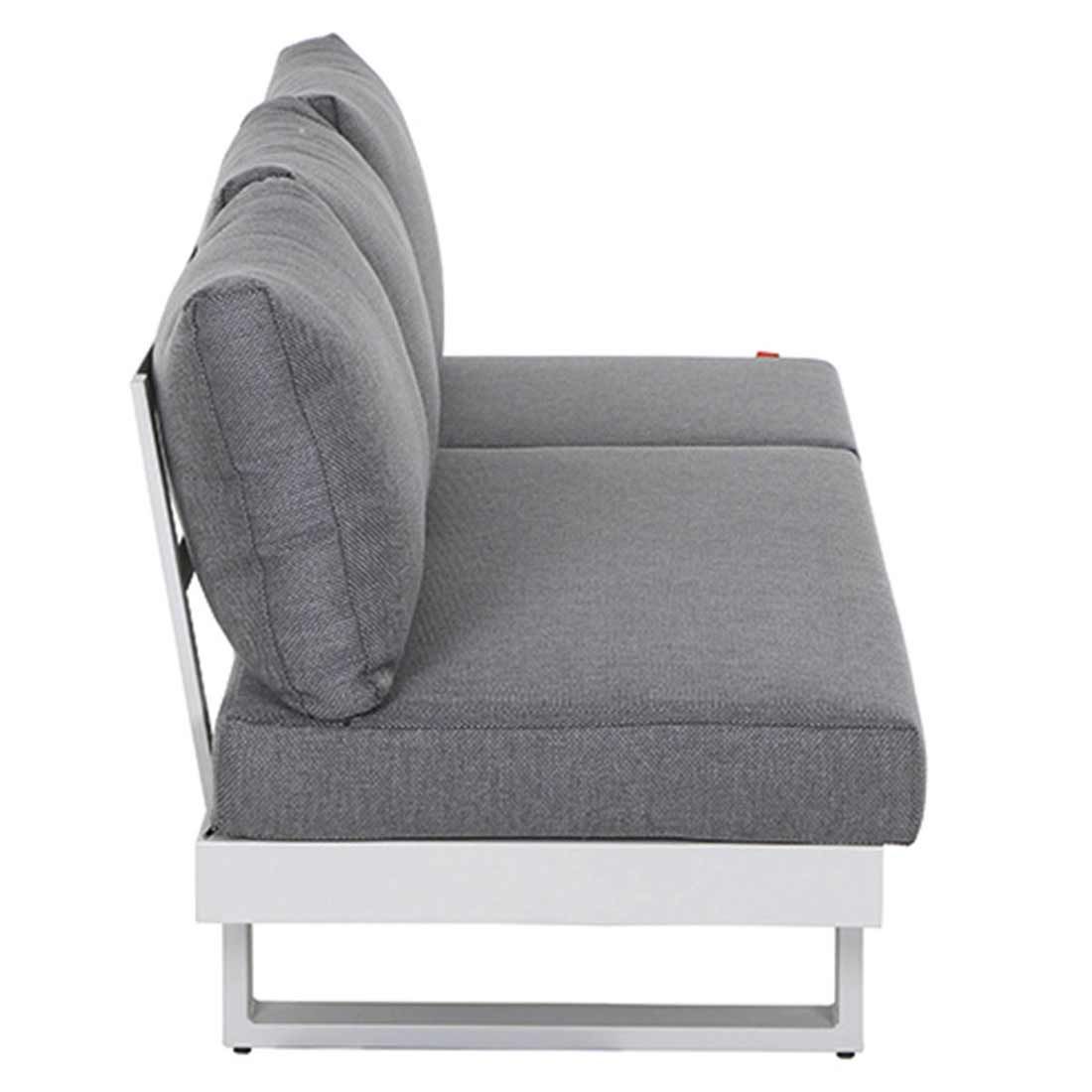 Siena Garden Avenia Loungebank 3-Sitzer Aluminium/Polypropylen