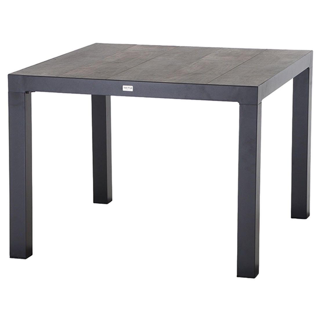 Siena Garden Silva Diningtisch 100x100cm Aluminium/Keramik