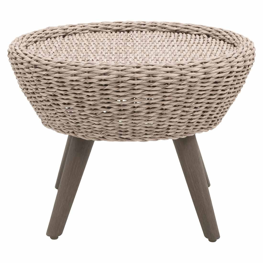 MBM Ocean Beistelltisch Resysta/Twist-Geflecht