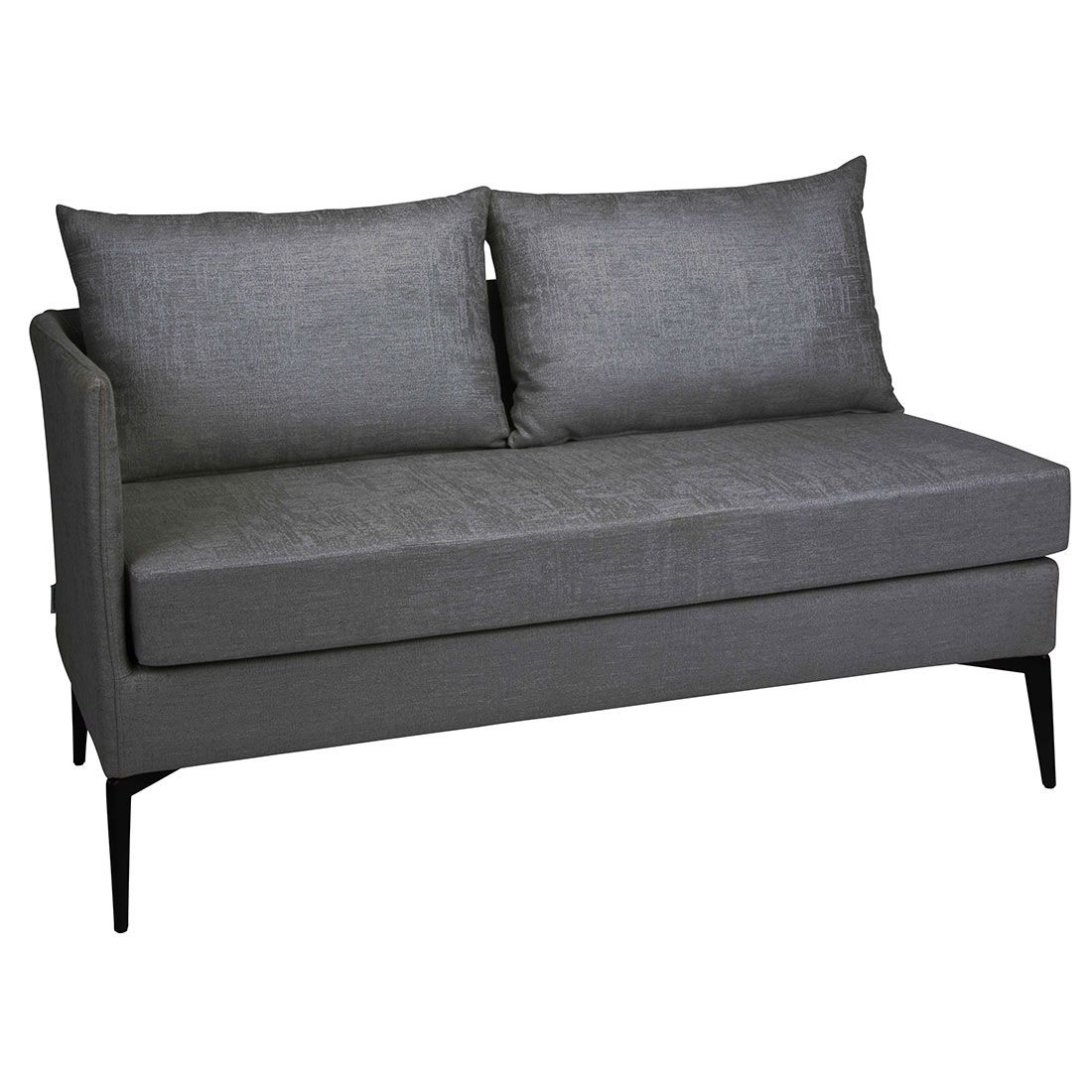 Stern Marta 2-Sitzer Sofa Links Aluminium/Outdoorstoff