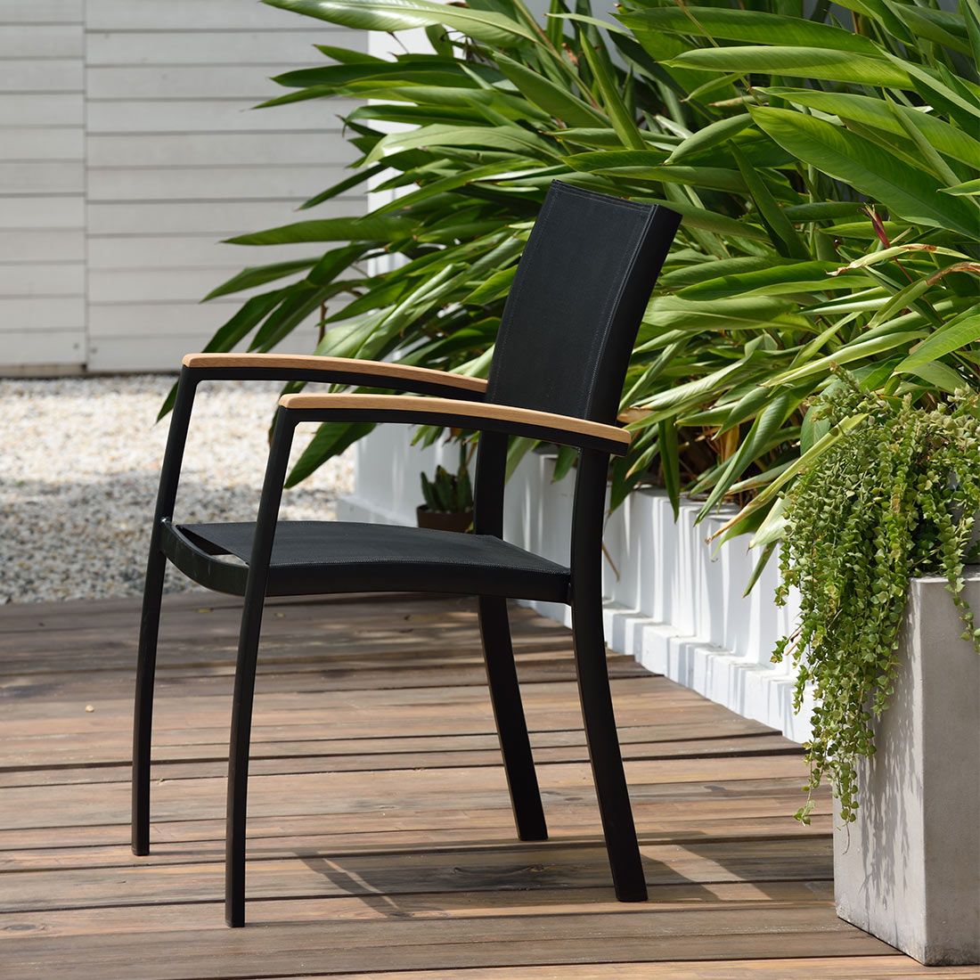 LifestyleGarden Tarragona Stapelsessel Aluminium/Textilene