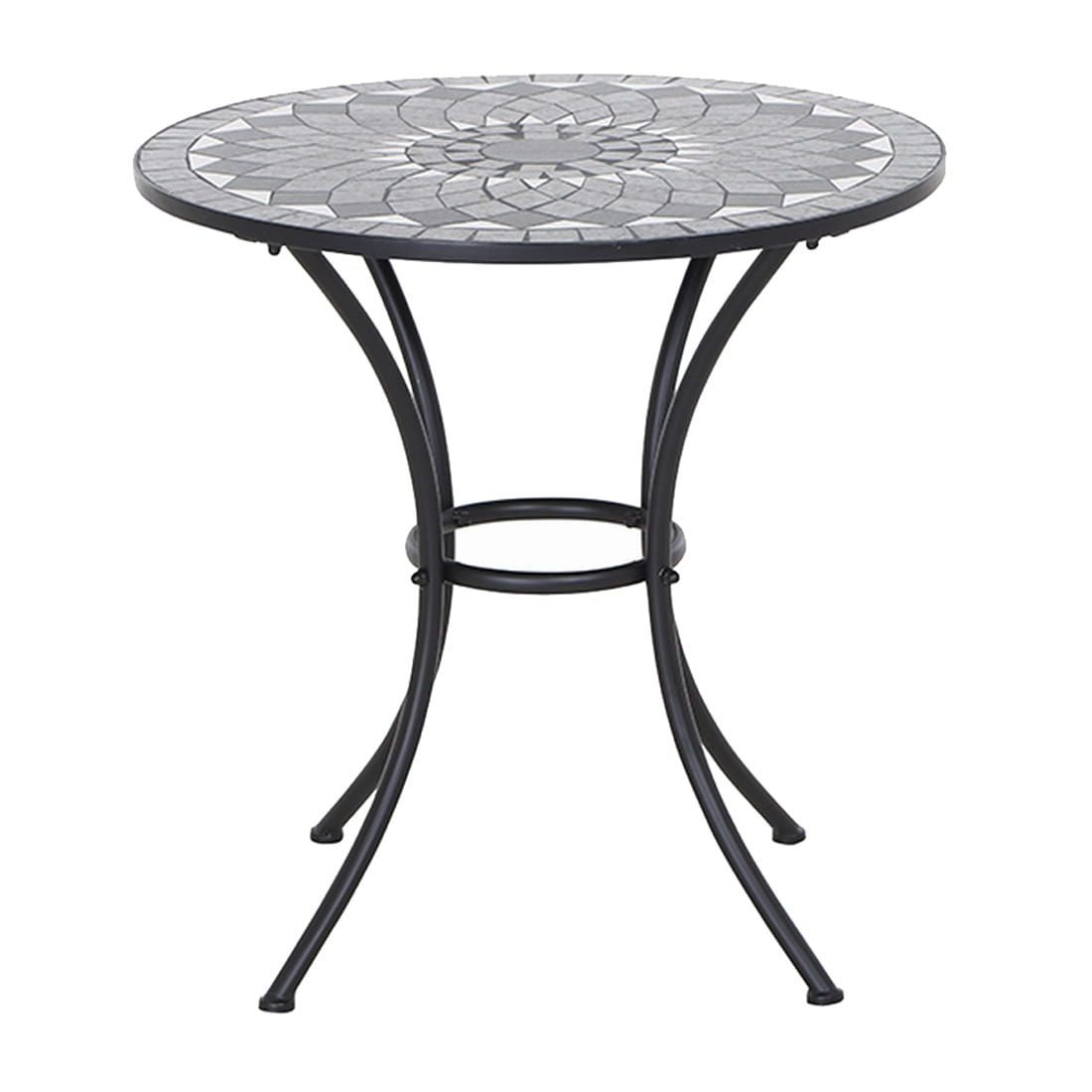 Siena Garden Como Mosaik Gartentisch Ø70x71cm Stahl/Keramik