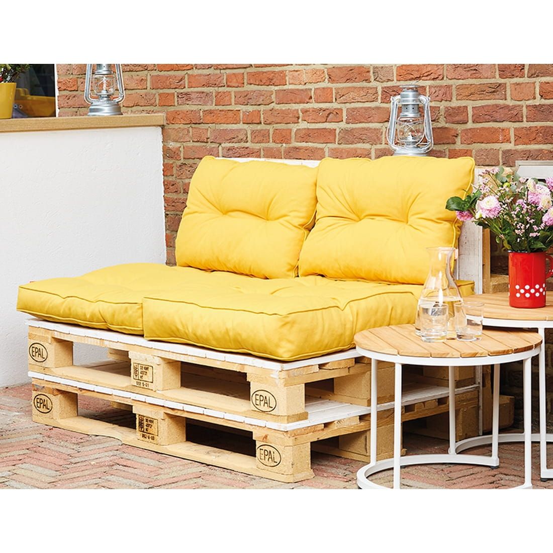 Siena Garden Amaaz Palettenkissen Set Olefin